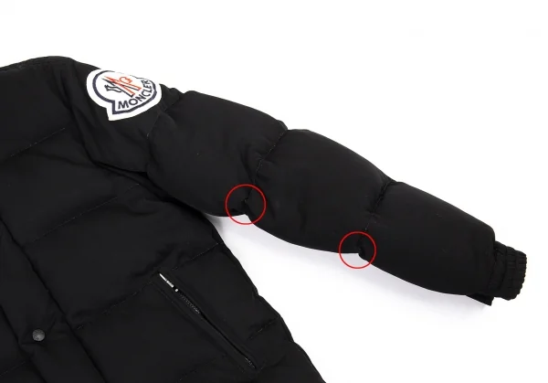 ジュンヤワタナベマン コムデギャルソン×モンクレールJUNYA WATANABE MAN COMME des GARCONS×MONCLER 裏ダックカモウールギャバダウンジャケット 黒SS K-89840_005