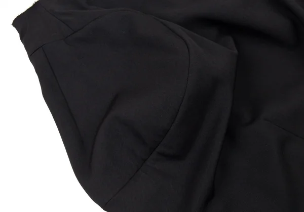 コムデギャルソンCOMME des GARCONS ウールギャバカーブワイドショートパンツ 黒S K-89895_007