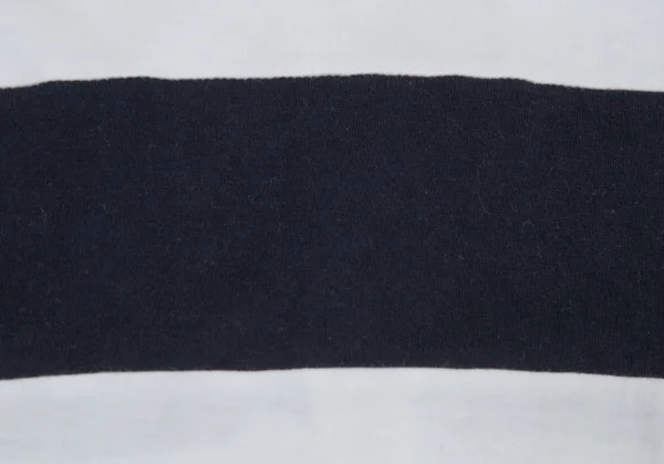 トリココムデギャルソンtricot COMME des GARCONS ボーダー切替インサイドアウトジップアップカットソー 位 白紺S位 K-89929_014