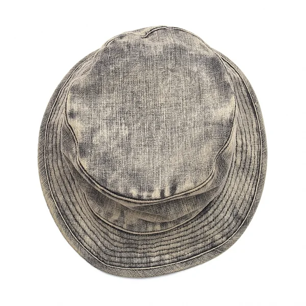 ワイズフォーメンY's for men スポテッドホースブリーチブラックデニムハット 生成り黒 K-89962_005