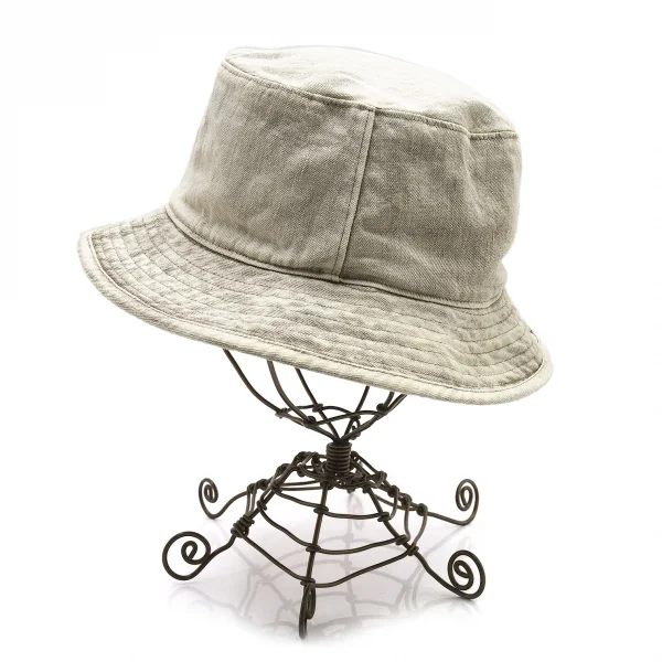 ワイズフォーメンY's for men スポテッドホースブリーチブラウンデニムハット オフライトブラウン K-89963_003