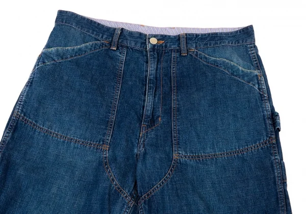 コムデギャルソン オムCOMME des GARCONS HOMME ダブルニーペインターデニムパンツ インディゴM K-89978_002