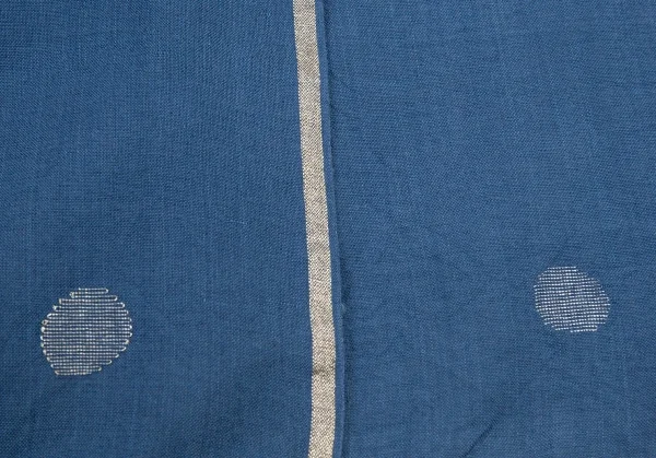 ヨーガンレール ババグーリJURGEN LEHL Babaghuri ドットフリンジストール 青 K-89997_004