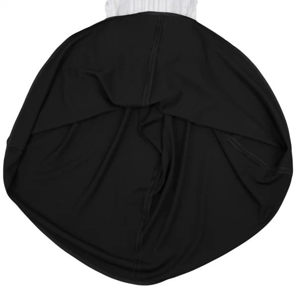 ジュンヤワタナベ コムデギャルソンJUNYA WATANABE COMME des GARCONS フリルブラウスドッキングワンピース 白黒SS K-90027_012