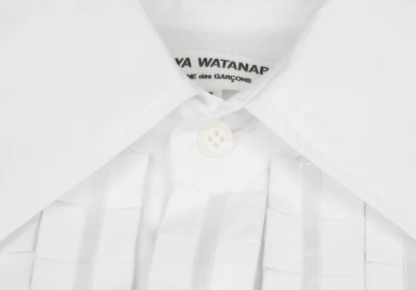 ジュンヤワタナベ コムデギャルソンJUNYA WATANABE COMME des GARCONS フリルブラウスドッキングワンピース 白黒SS K-90027_004