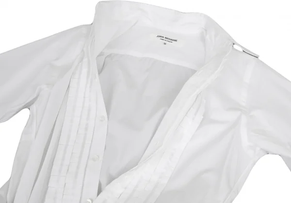 ジュンヤワタナベ コムデギャルソンJUNYA WATANABE COMME des GARCONS フリルブラウスドッキングワンピース 白黒SS K-90027_005