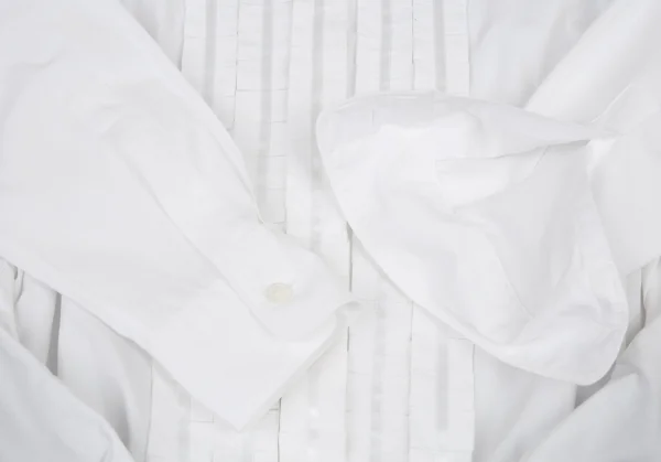 ジュンヤワタナベ コムデギャルソンJUNYA WATANABE COMME des GARCONS フリルブラウスドッキングワンピース 白黒SS K-90027_007