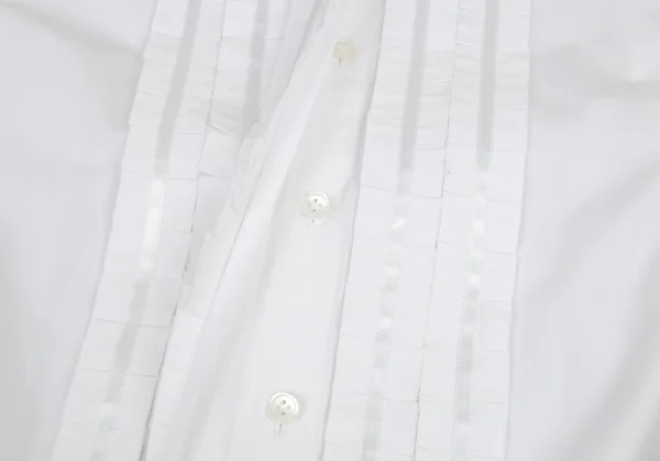 ジュンヤワタナベ コムデギャルソンJUNYA WATANABE COMME des GARCONS フリルブラウスドッキングワンピース 白黒SS K-90027_008