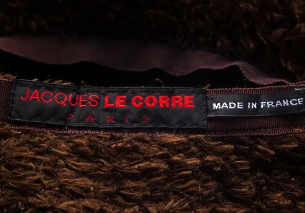 ジャックルコーJACQUES LE CORRE 総ファーキャスケット 茶 K-90030_011