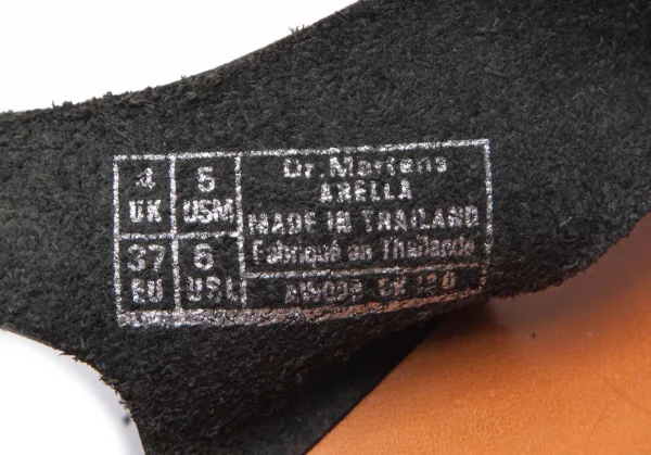ドクターマーチンDr.Martens レザークロスストラップサンダル 黒UK4(23位) K-90031_015