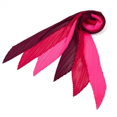 プリーツプリーズPLEATS PLEASE トリカラー切替プリーツストール