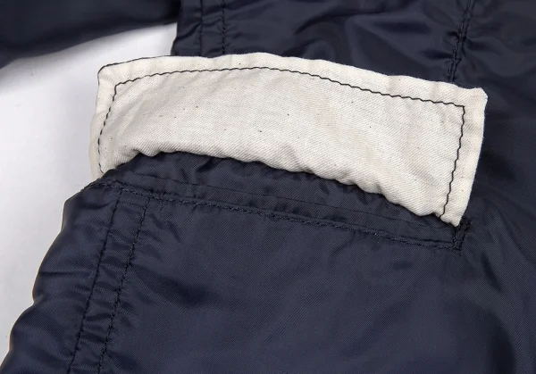 トリコ コムデギャルソンtricot COMME des GARCONSポリパイピングショートジャケット 紺M K-90112_011