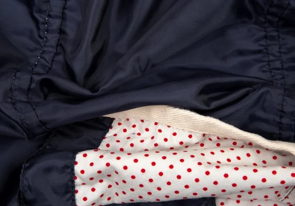 トリコ コムデギャルソンtricot COMME des GARCONSポリパイピングショートジャケット 紺M K-90112_018