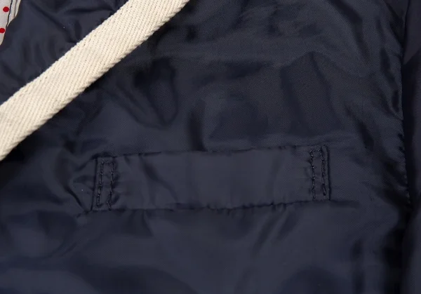 トリコ コムデギャルソンtricot COMME des GARCONSポリパイピングショートジャケット 紺M K-90112_005