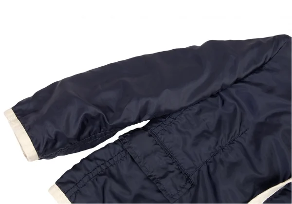 トリコ コムデギャルソンtricot COMME des GARCONSポリパイピングショートジャケット 紺M K-90112_007