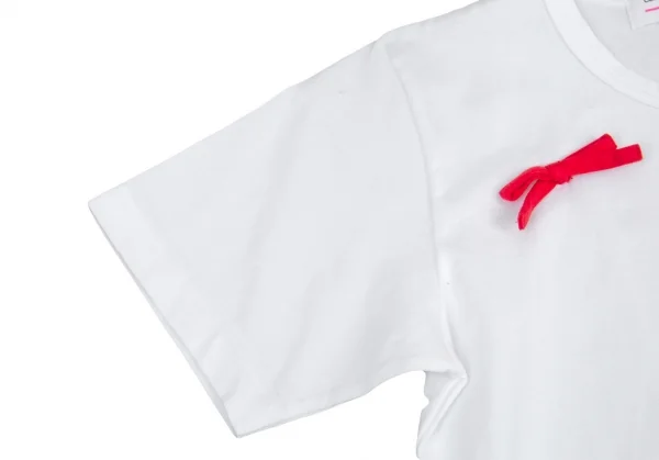 COMME des GARCONS GIRL Bow Design T Shirt White M (K-90125)