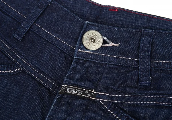 ルジャンドゥ マリテフランソワジルボーLE JEAN DE MARITHE FRANCOIS GIRBAUD ストレッチ切替デザインフレアデニムパンツ インディゴS K-90132_003