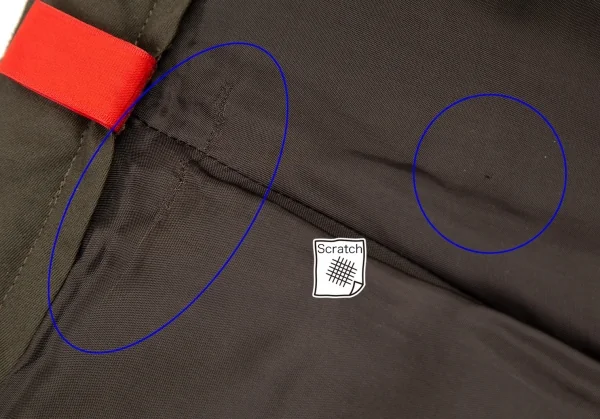 イッセイミヤケ ハートISSEY MIYAKE HaaT リーフステッチ刺繍サイド切替パンツ 茶3 K-90160_005