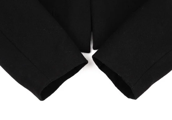 コムデギャルソンCOMME des GARCONSファー襟ドッキングショートジャケット 黒M K-90209_006