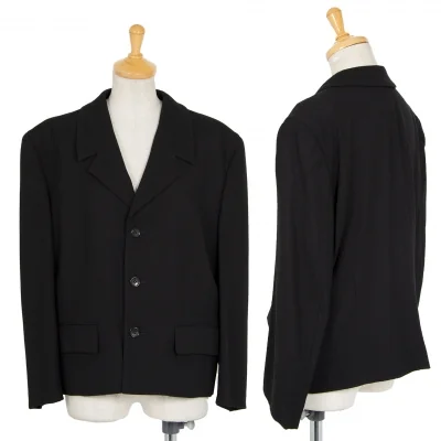 コムデギャルソンCOMME des GARCONS ウールジョーゼット3Bジャケット