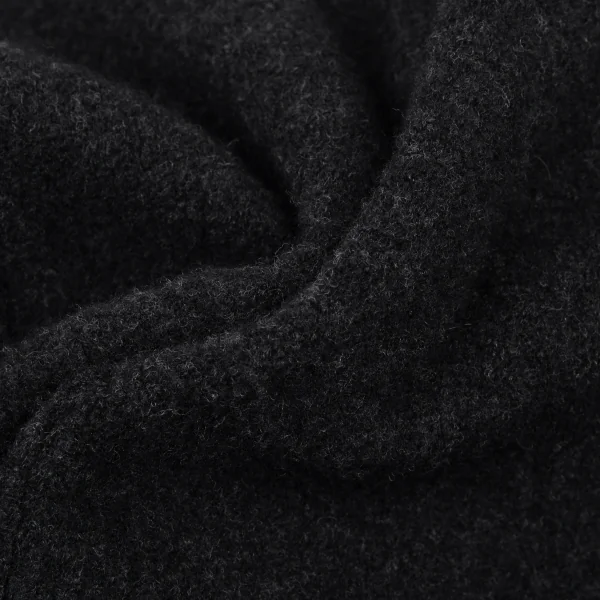 イッセイミヤケ ハートISSEY MIYAKE HaaT 圧縮ウールスタンドカラージャケット 黒3 K-90229_014