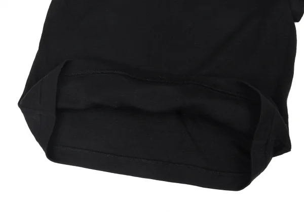ヨウジヤマモト ノアールYohji Yamamoto NOIR フラップポケット付きドレープネックノースリーブ 黒M位 K-90272_010