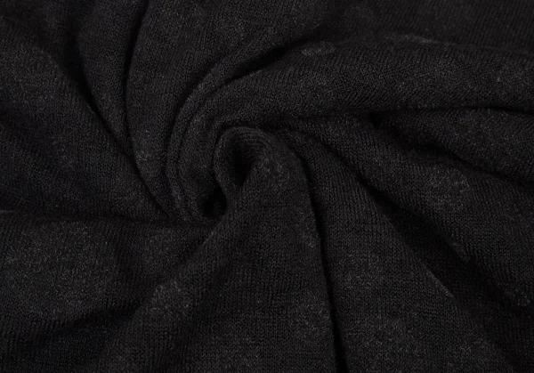 ヨウジヤマモト ノアールYohji Yamamoto NOIR ドットプリントニットジャケット 黒1 K-90273_013