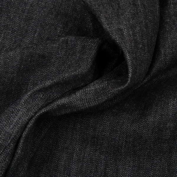 ワイズフォーリビングY's for living リブウエストデニムショートパンツ 黒M位 K-90295_011