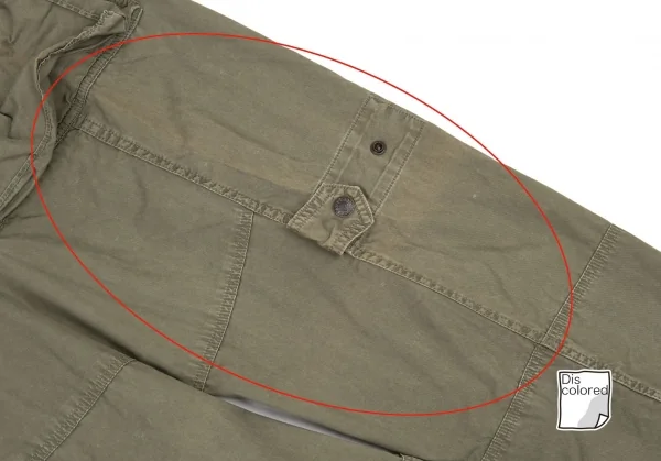 ダブルアールエルRRL ヴィンテージ加工コットンカーゴパンツ カーキ36/32 K-90315_013