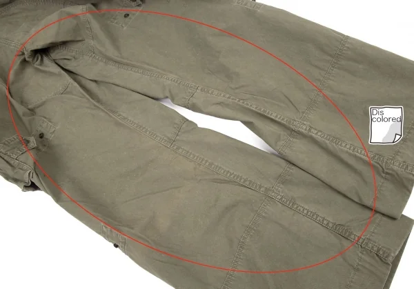 ダブルアールエルRRL ヴィンテージ加工コットンカーゴパンツ カーキ36/32 K-90315_018