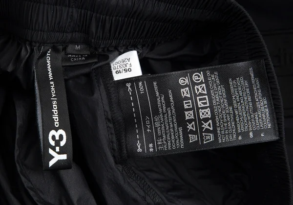 ワイスリーY-3 ナイロンポケットデザイントラックパンツ 黒M K-90401_016