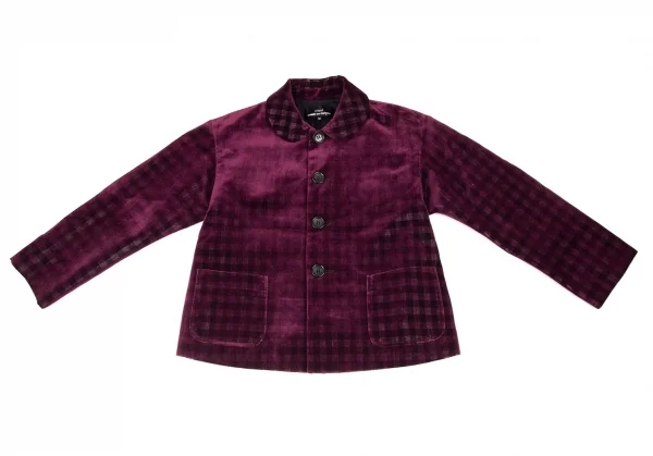 トリコ コムデギャルソンtricot COMME des GARCONSチェック透かし切替