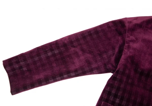 トリコ コムデギャルソンtricot COMME des GARCONSチェック透かし切替