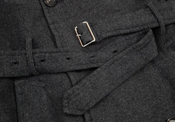 COMME des GARCONS HOMME Wool Trench Coat K-90585_011