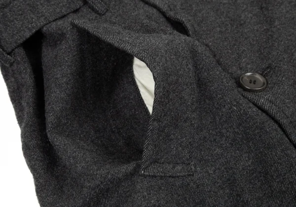 COMME des GARCONS HOMME Wool Trench Coat K-90585_012