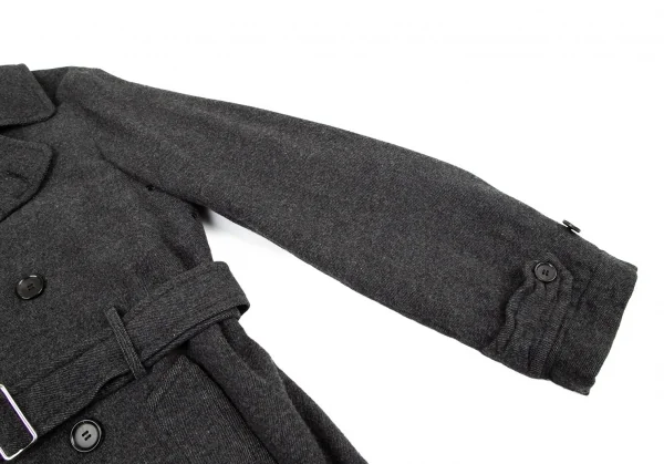 COMME des GARCONS HOMME Wool Trench Coat K-90585_006