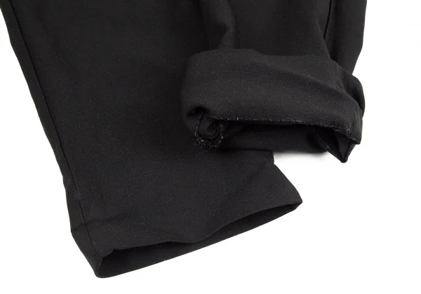 ブラックコムデギャルソンBLACK COMME des GARCONS製品染めポリテーパードパンツ 黒M K-90591_008