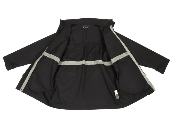 ティーバイアレキサンダーワンT by Alexander Wang フード収納ジップブルゾン 黒S K-90593_012