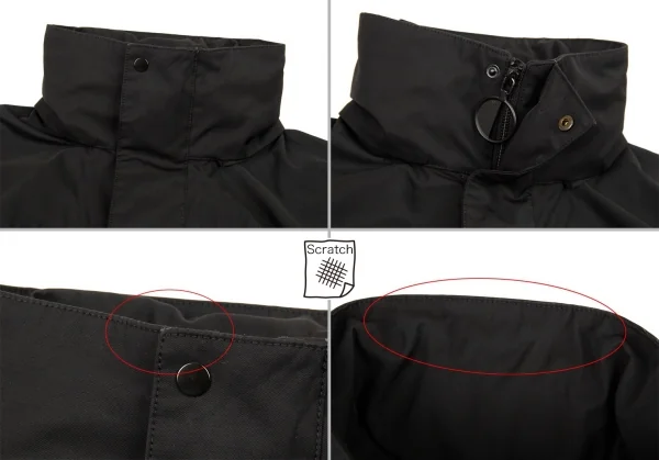 ティーバイアレキサンダーワンT by Alexander Wang フード収納ジップブルゾン 黒S K-90593_003