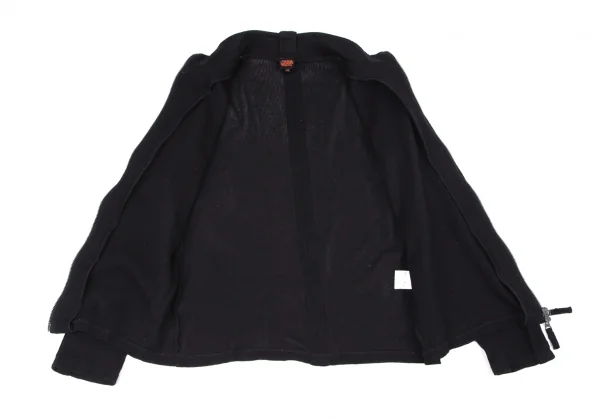ジャンポールゴルチエJean Paul GAULTIER メッシュトラックジャケット 黒48 K-90614_012