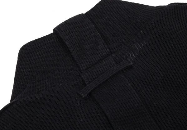 ジャンポールゴルチエJean Paul GAULTIER メッシュトラックジャケット 黒48 K-90614_014