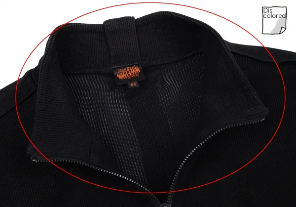 ジャンポールゴルチエJean Paul GAULTIER メッシュトラックジャケット 黒48 K-90614_006