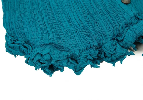 イッセイミヤケミーISSEY MIYAKE me 楊柳二重デザインカーディガン エメラルドF K-90623_009