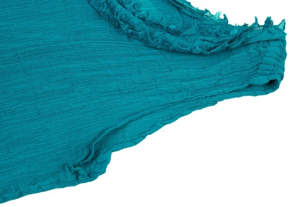 イッセイミヤケミーISSEY MIYAKE me 楊柳二重デザインワンピース エメラルドF K-90624_007