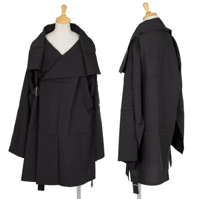 イッセイミヤケISSEY MIYAKE 132 5. ボックスシルエットベルテッドコート