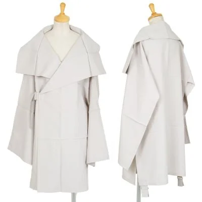 イッセイミヤケISSEY MIYAKE 132 5. ボックスシルエットベルテッドコート