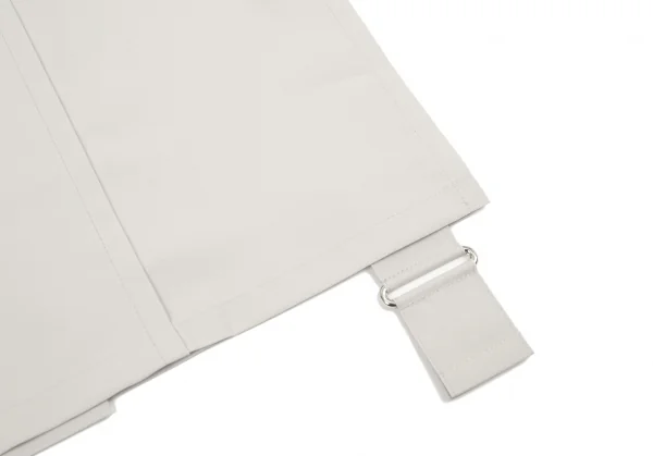 イッセイミヤケISSEY MIYAKE 132 5. ボックスシルエットベルテッドコート ライトグレー3 K-90735_010