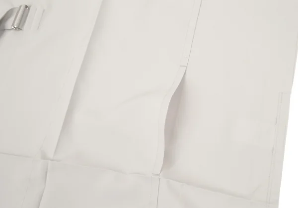 イッセイミヤケISSEY MIYAKE 132 5. ボックスシルエットベルテッドコート ライトグレー3 K-90735_011