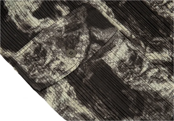 PLEATS PLEASE Marble Printed Jacket & Skirt K-90801_015