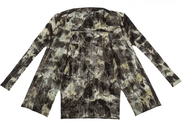 PLEATS PLEASE Marble Printed Jacket & Skirt K-90801_008